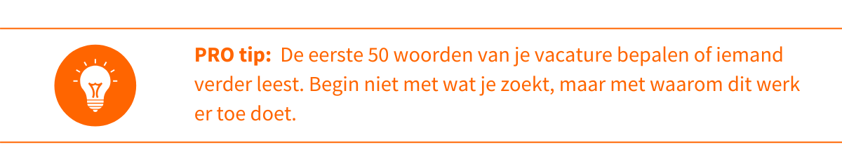 Pro tip waarom