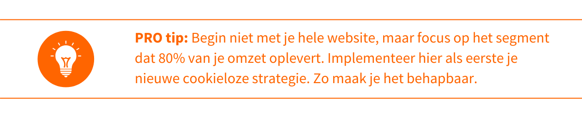 Protip niet de hele website