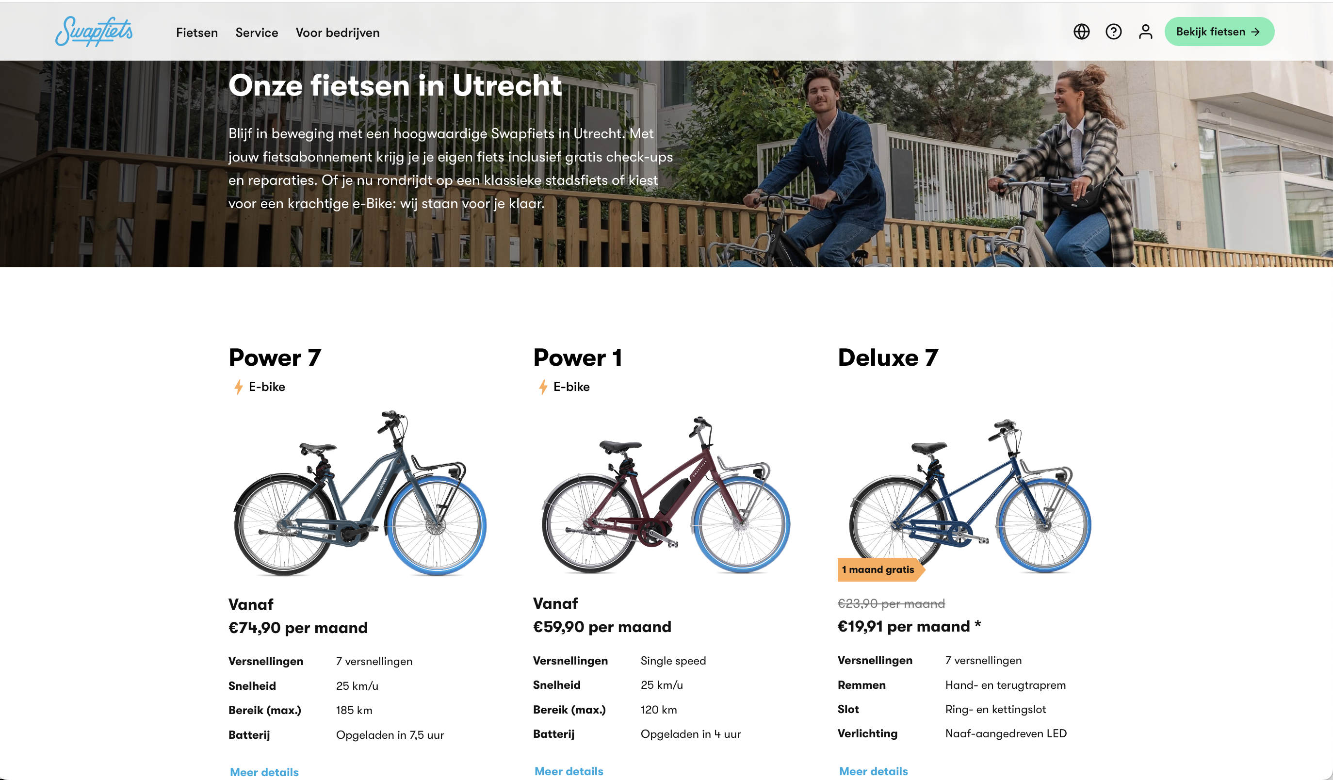 voorbeeld Swapfiets